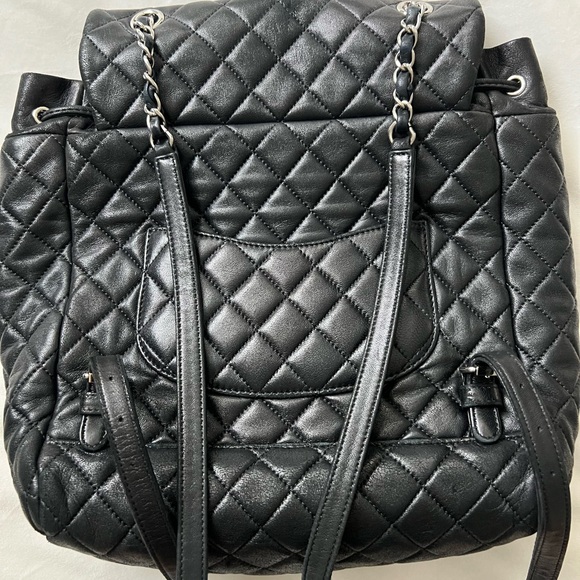 CHANEL URBAN SPIRIT CHAIN LAMBSKIN QUILTED BACKPACK - Picture 13 of 16